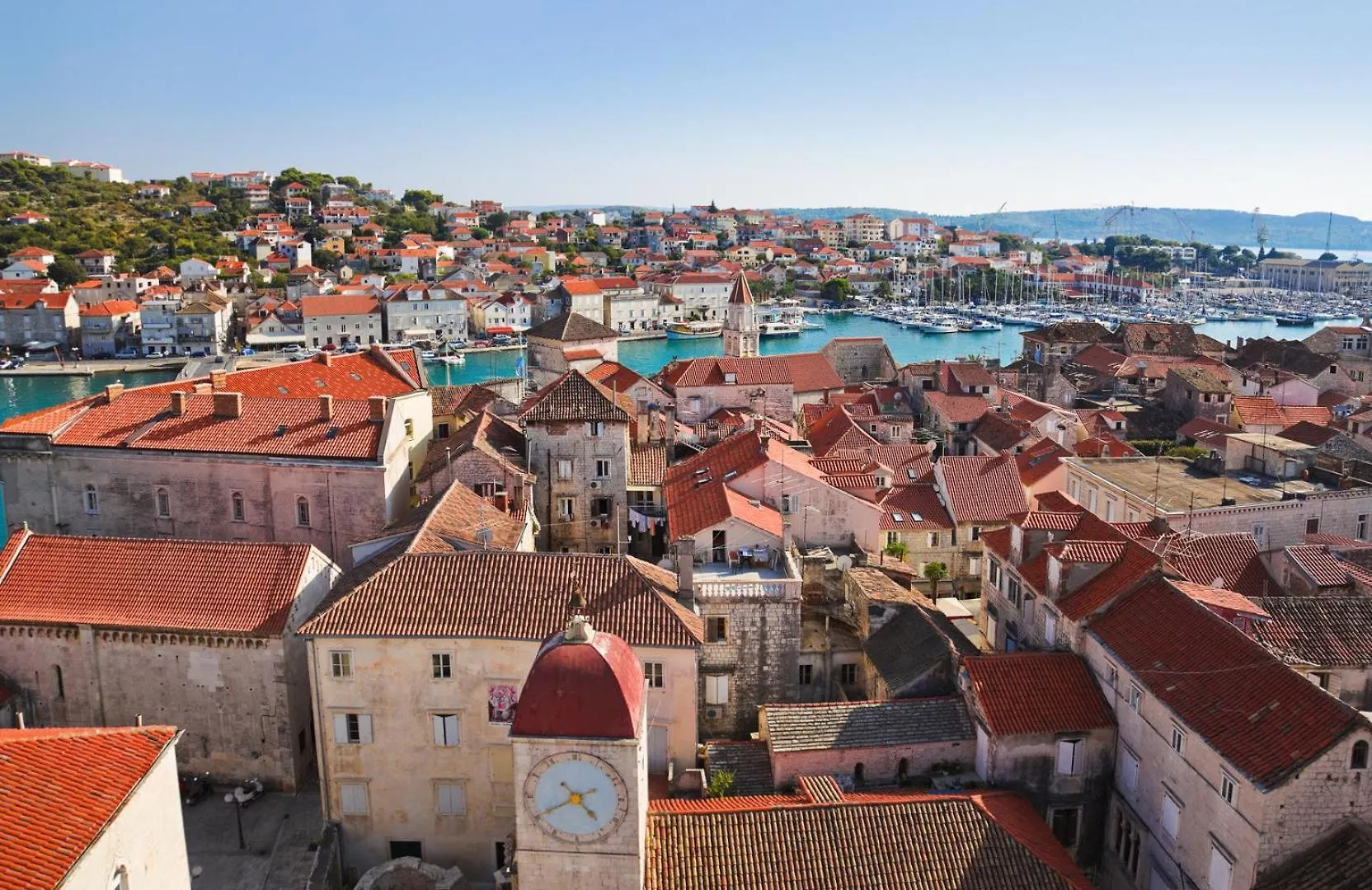 Apartment In Okrug Gornji With Sea View, Balcony, Air Conditioning, Wifi 5134-6 Trogir Croatia