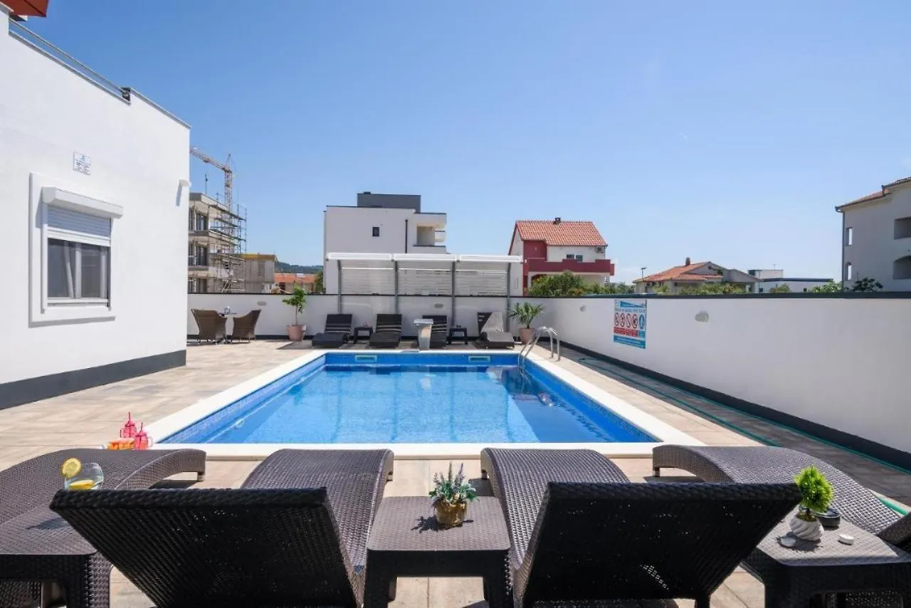 Apartment In Okrug Gornji With Sea View, Balcony, Air Conditioning, Wifi 5134-6 Traù